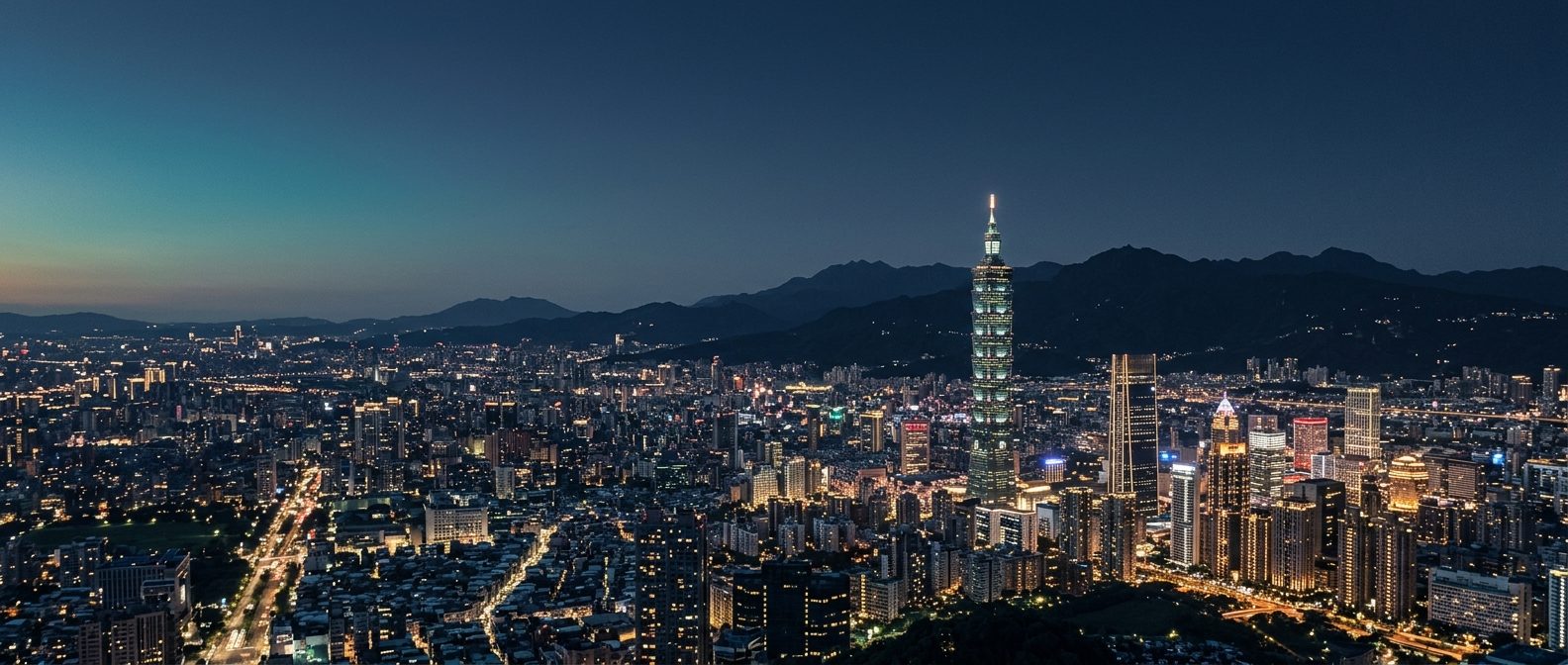 타이베이 101이 보이는 대만 타이베이 야경